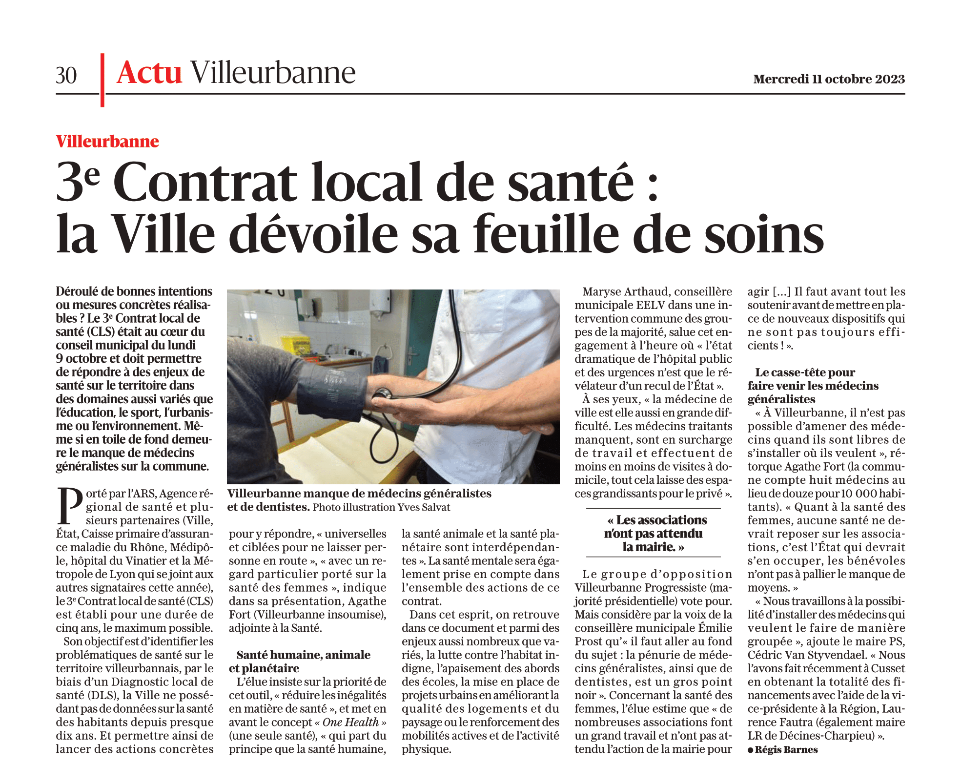 C'est bon : le contrat local de santé est signé !